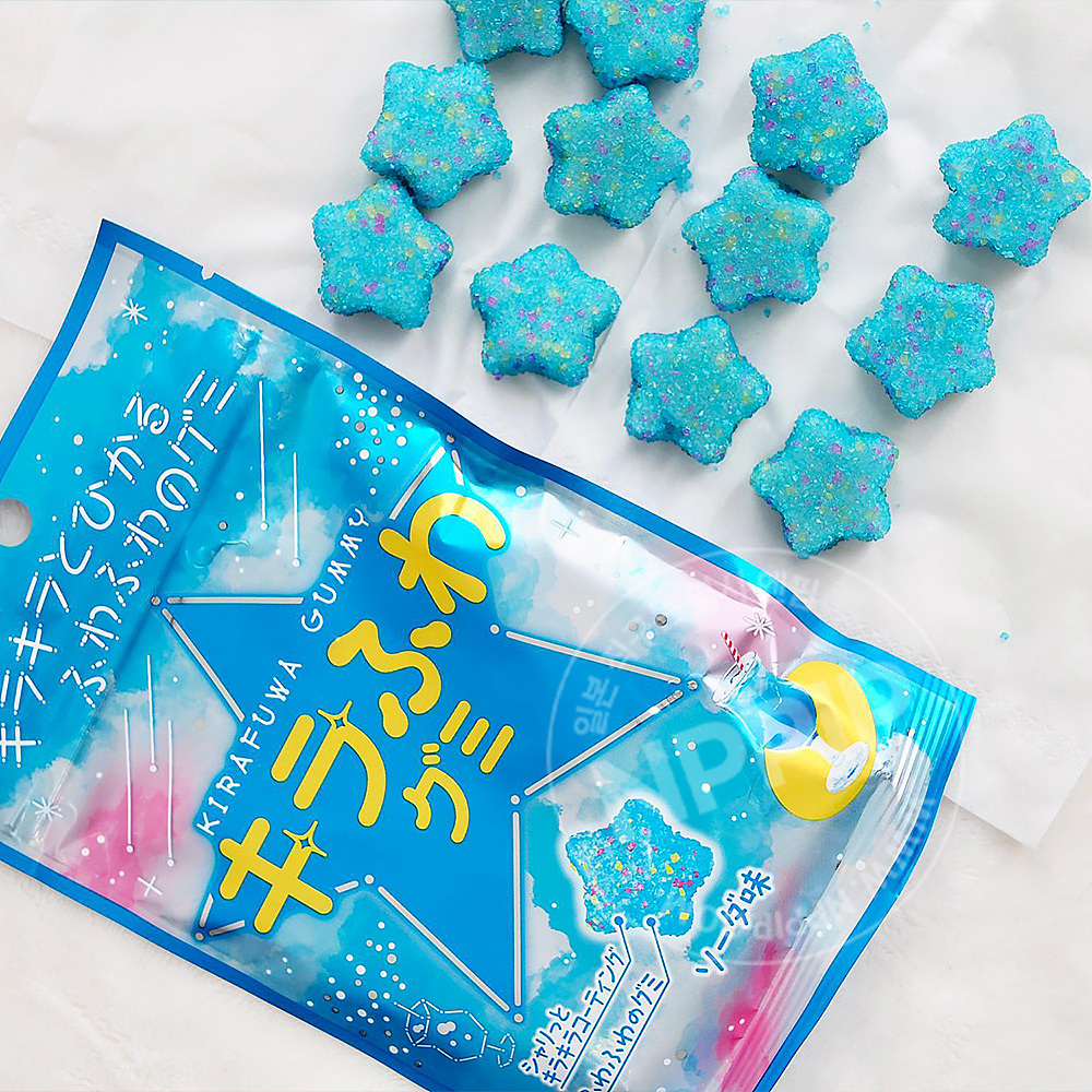 노벨 키라후와 소다맛 별모양 일본 젤리 구미 50g