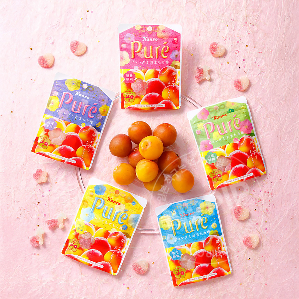 칸로 퓨레구미 오마모리 매실맛 젤리 52g