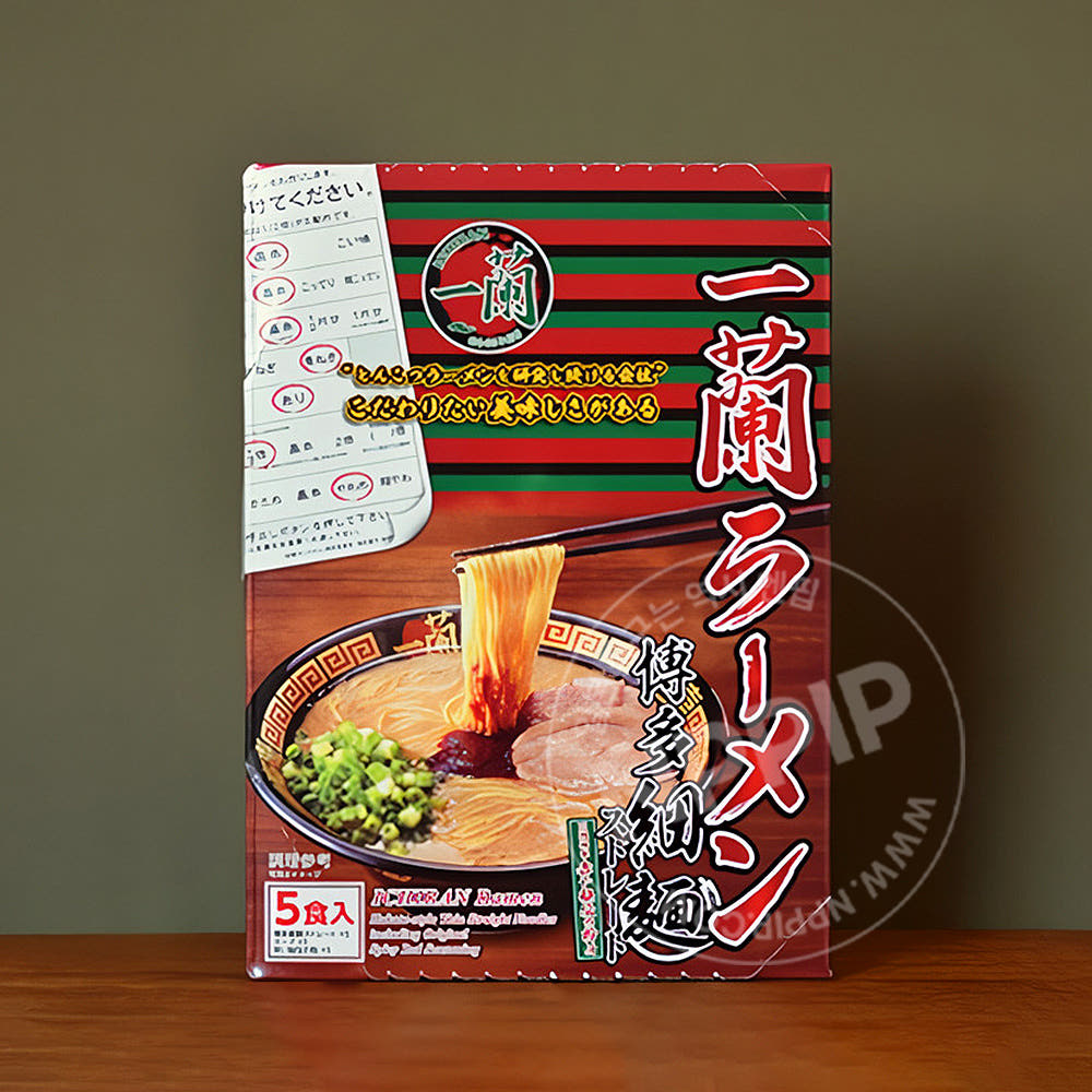 이치란 스트레이트면 돈코츠 라멘 5인분