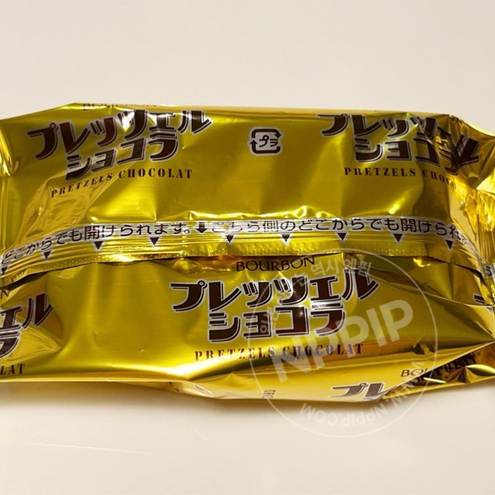 부르봉 프레첼 쇼콜라 초콜릿 과자 53g