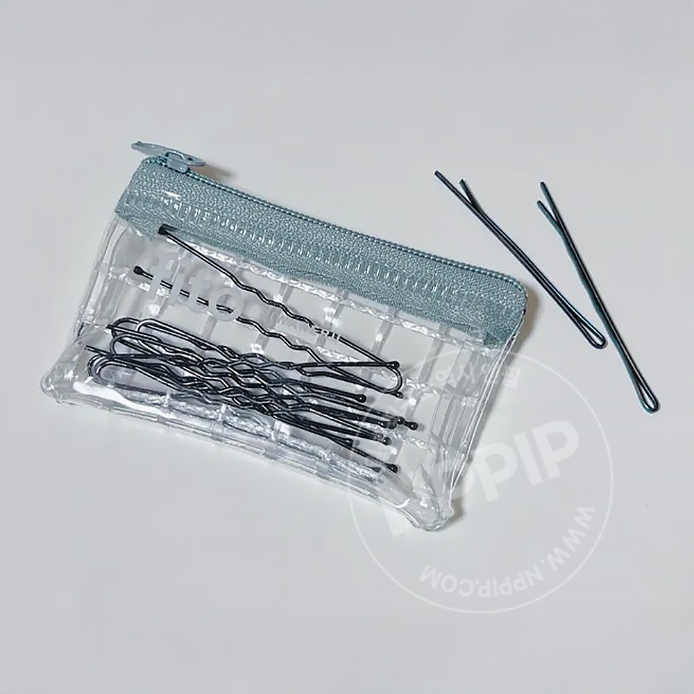 다이소 문구류 소지품 소품 보관 케이스 미니 지퍼백 2개입