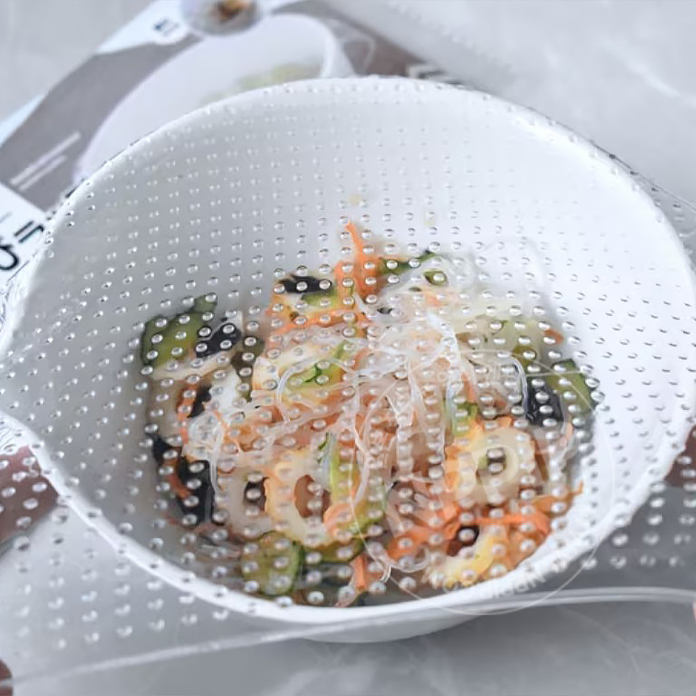 다이소 실리콘 랩 에코 랩 주방 음식 그릇 뚜껑 덮개 밀봉