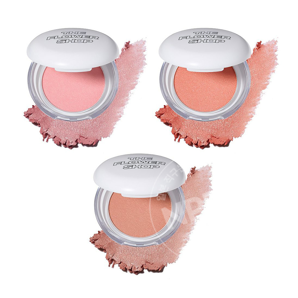 msh 더플라워샵 글로우 치크 블러셔 3종