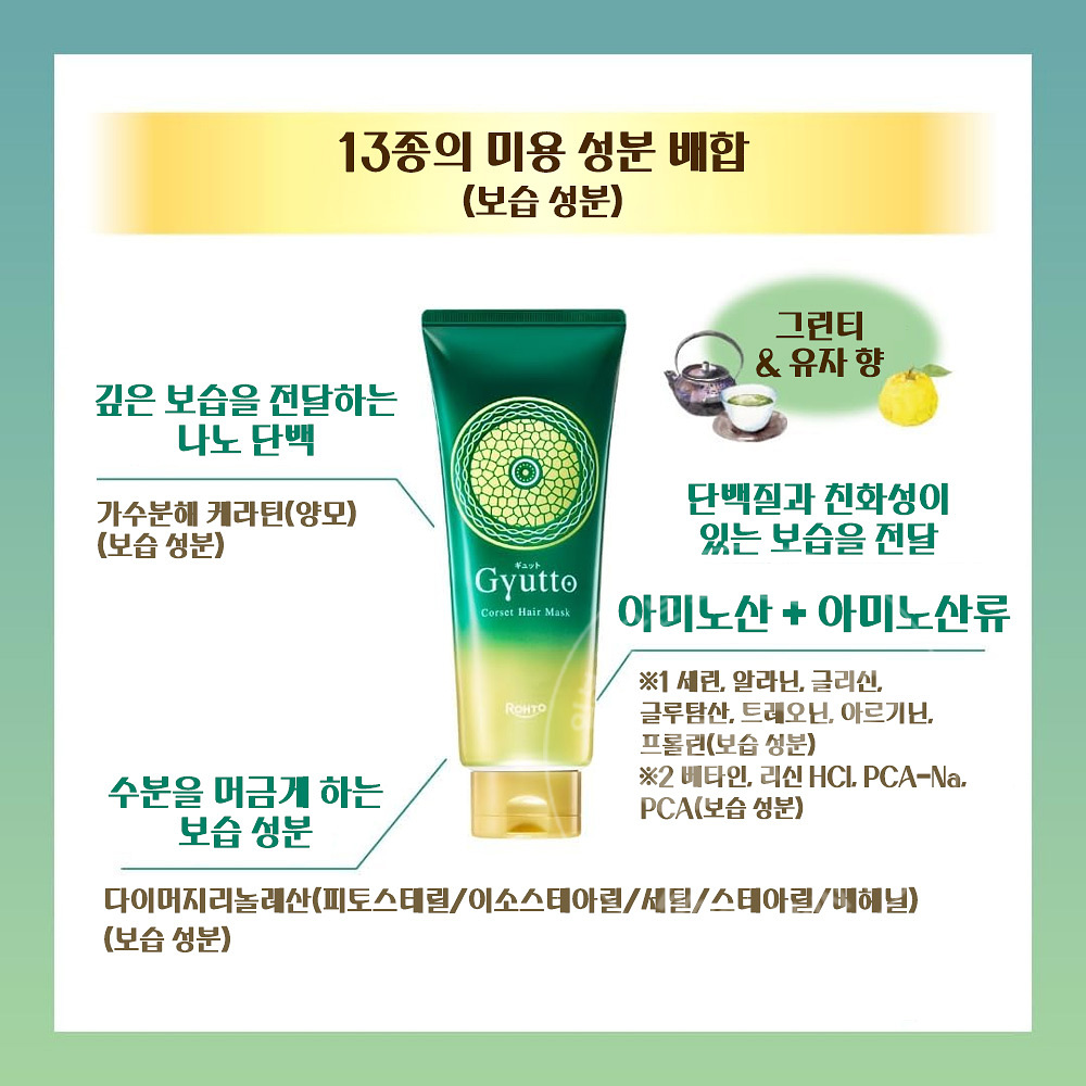 로토 규토 고르셋 헤어마스크 헤어팩 200g