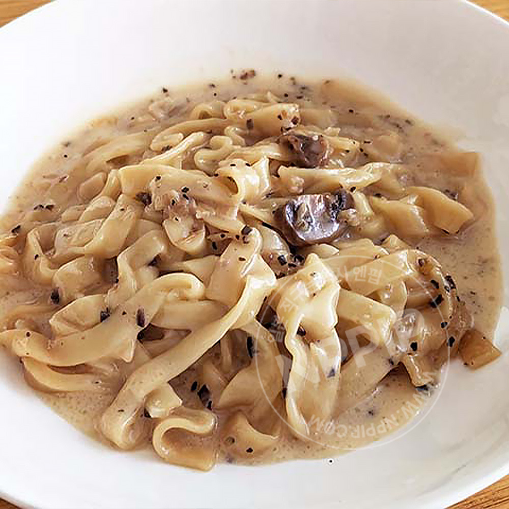 칼디 트러플 크림 생면 페투치네 렌지로 만드는 파스타 202g