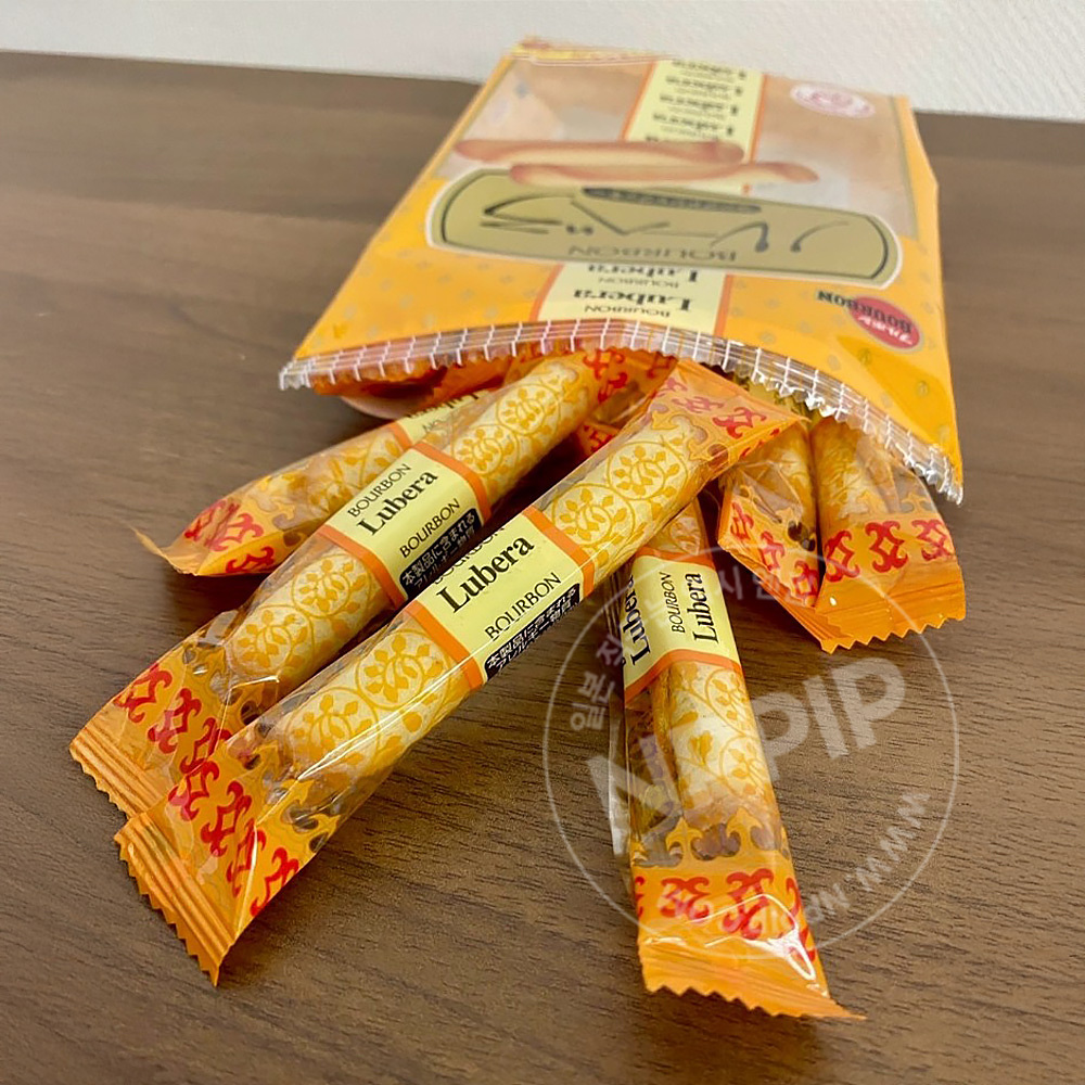 부르봉 루베라 랑그드샤 일본 쿠키 과자 8개입