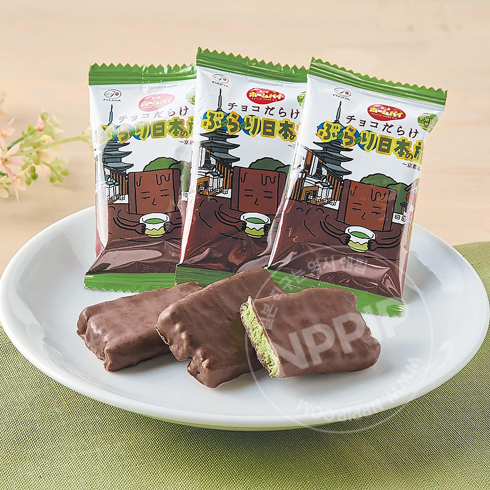 후지야 홈파이 초코다라케 교토 우지말차맛 8개입