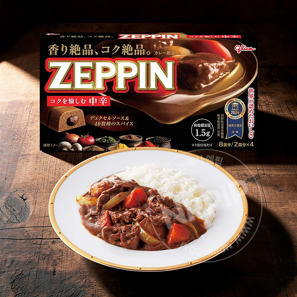 글리코 ZEPPIN 제핀 카레 3종