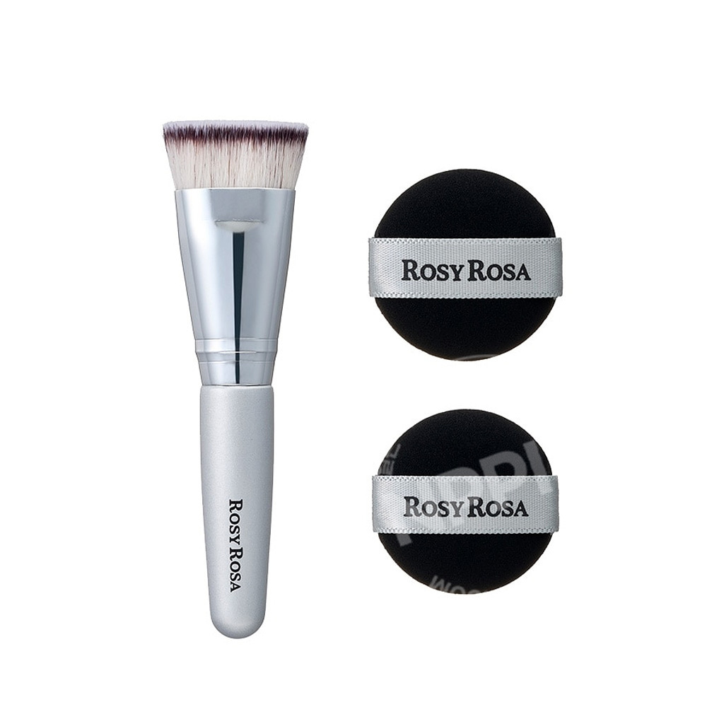 로지로사 멀티 파운데이션 브러시 퍼프 쁘띠 사이즈 여행용