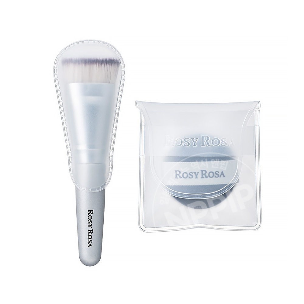 로지로사 멀티 파운데이션 브러시 퍼프 쁘띠 사이즈 여행용