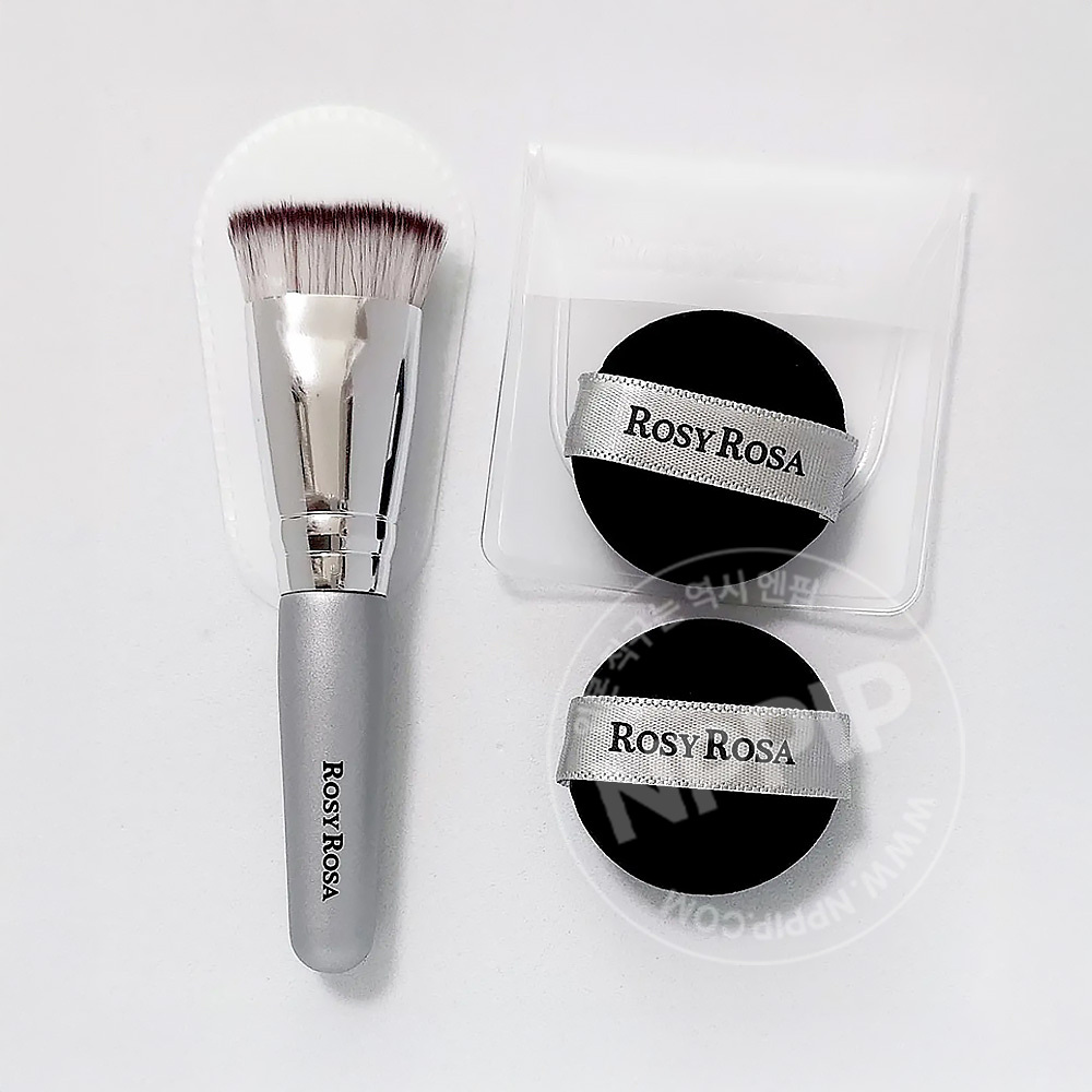 로지로사 멀티 파운데이션 브러시 퍼프 쁘띠 사이즈 여행용