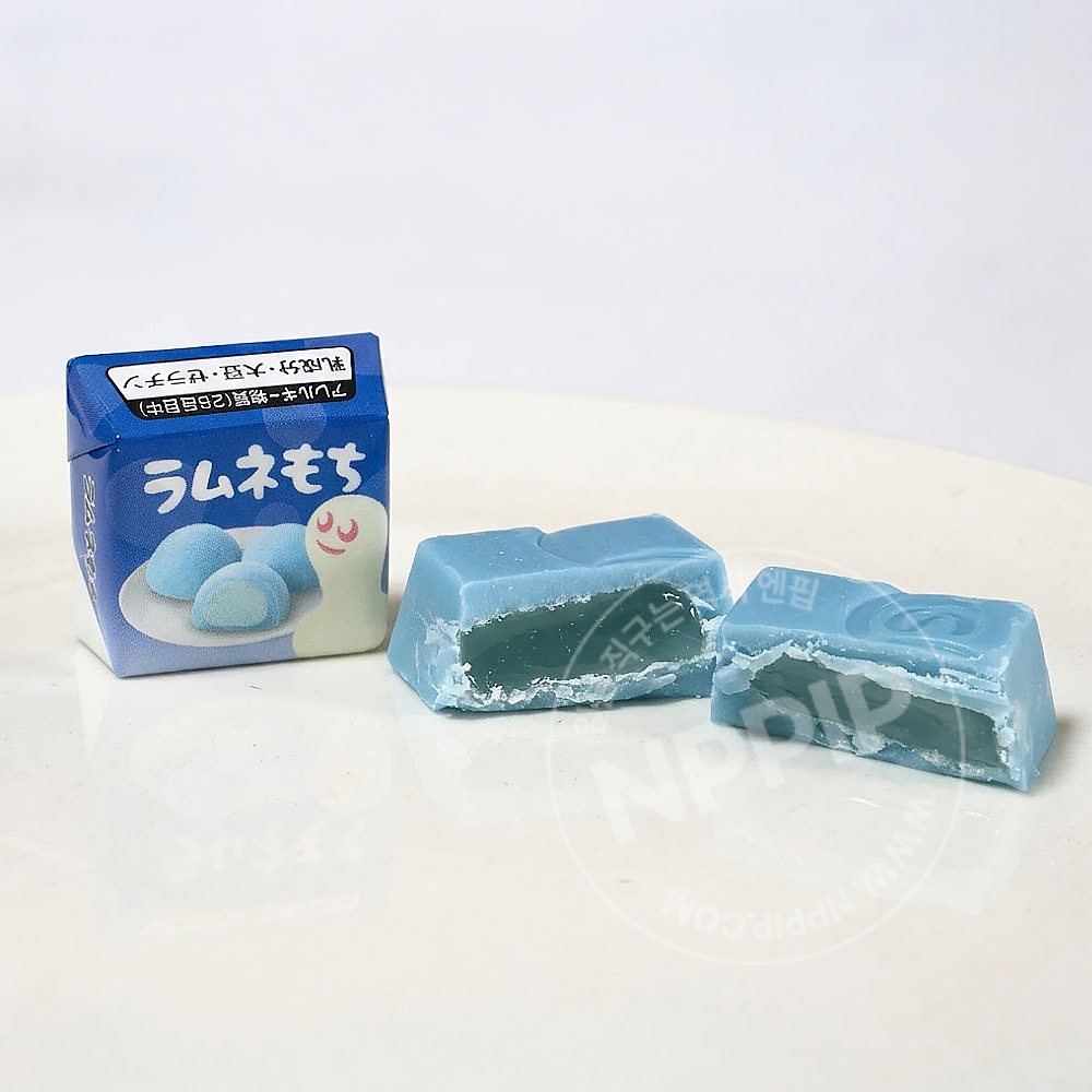 치로루초코 행복을 부르는 푸른 라무네 모찌 5개입