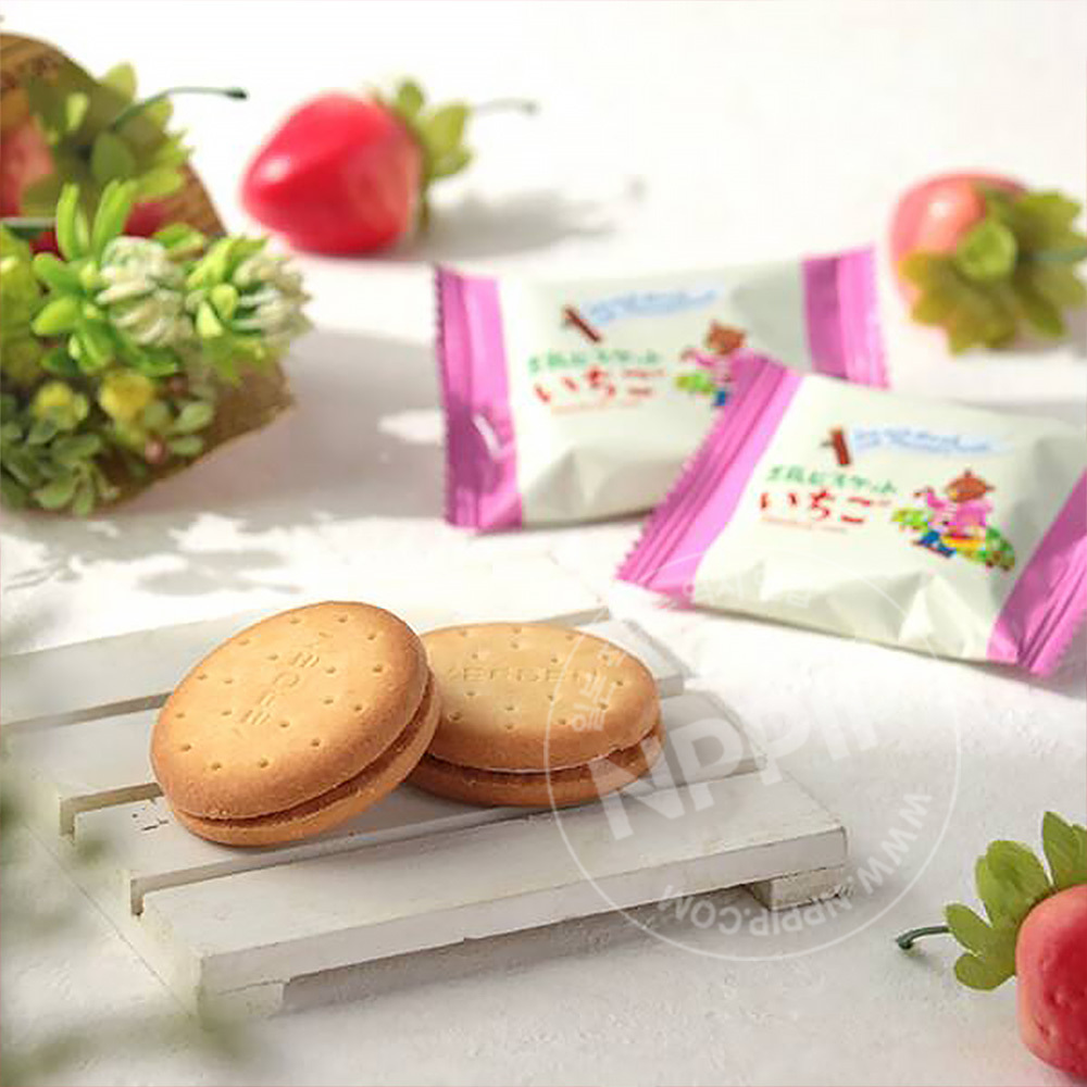 칼디 두유 비스킷 딸기크림맛 일본 쿠키10개입