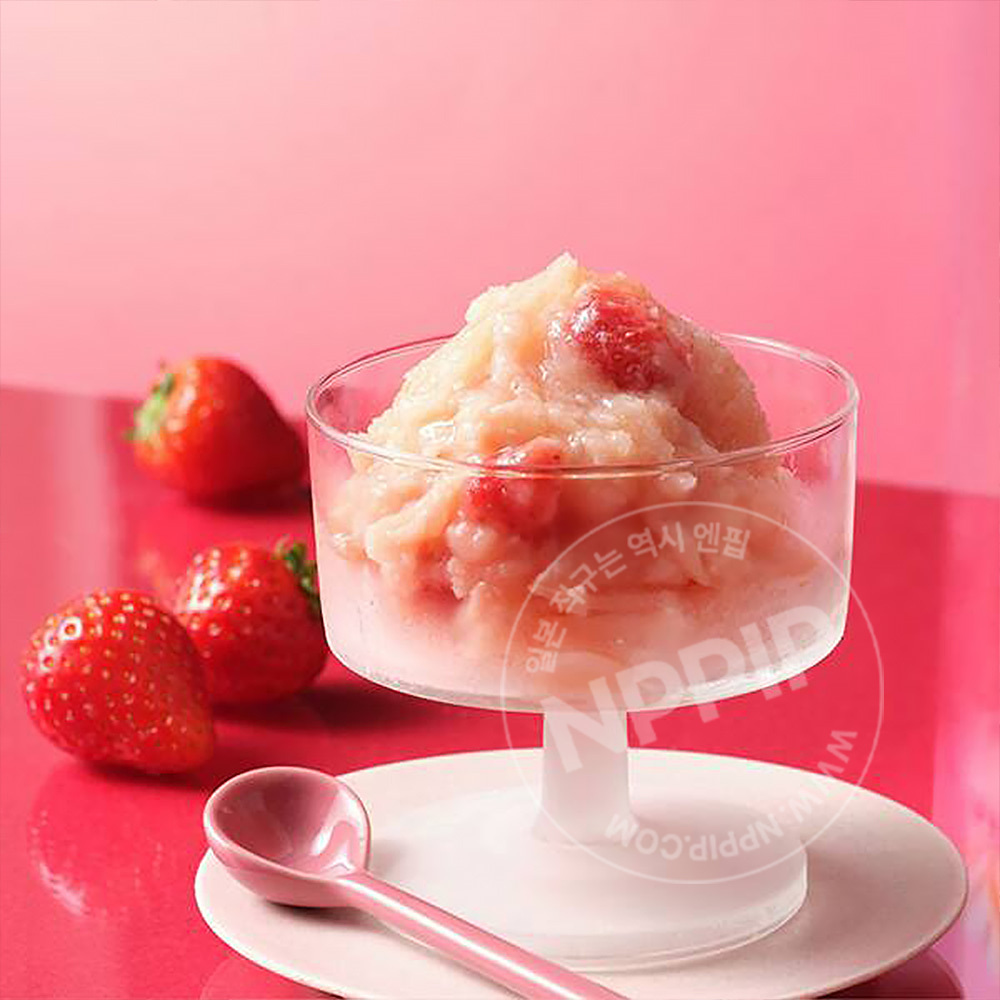 칼디 얼려먹는 딸기우유 아이스 샤베트 90g