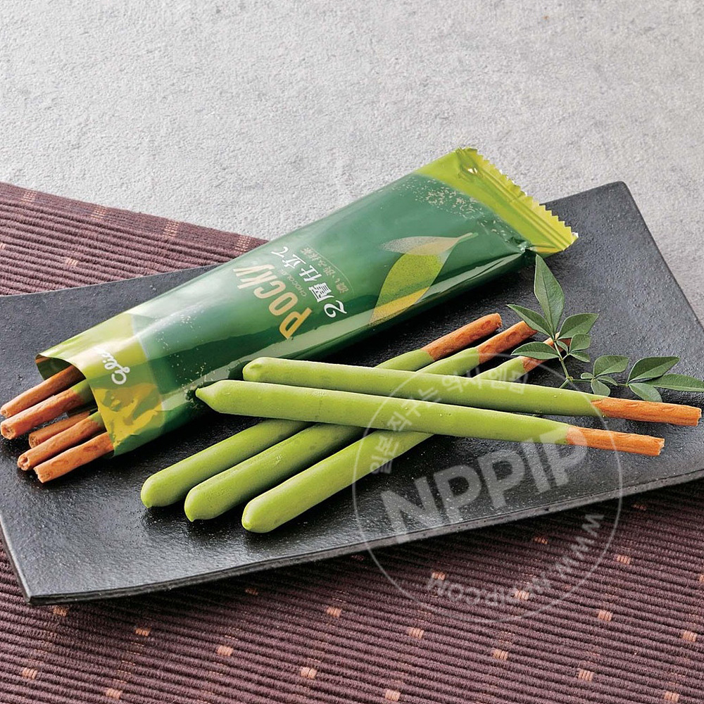 글리코 포키 빼빼로 두겹 진한 말차맛 2봉입