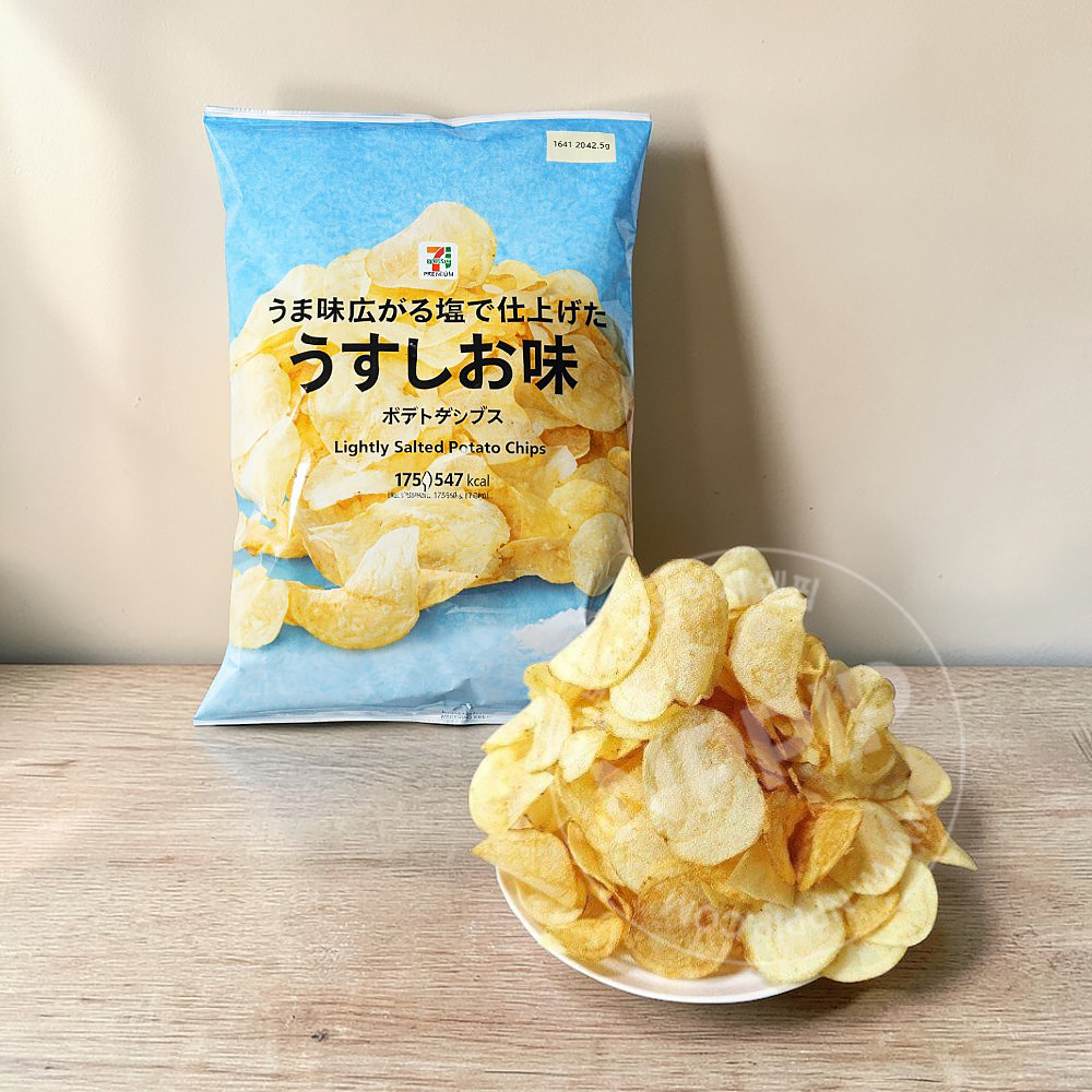 세븐일레븐 포테이토칩스  연한 소금맛 감자칩 대용량 175g