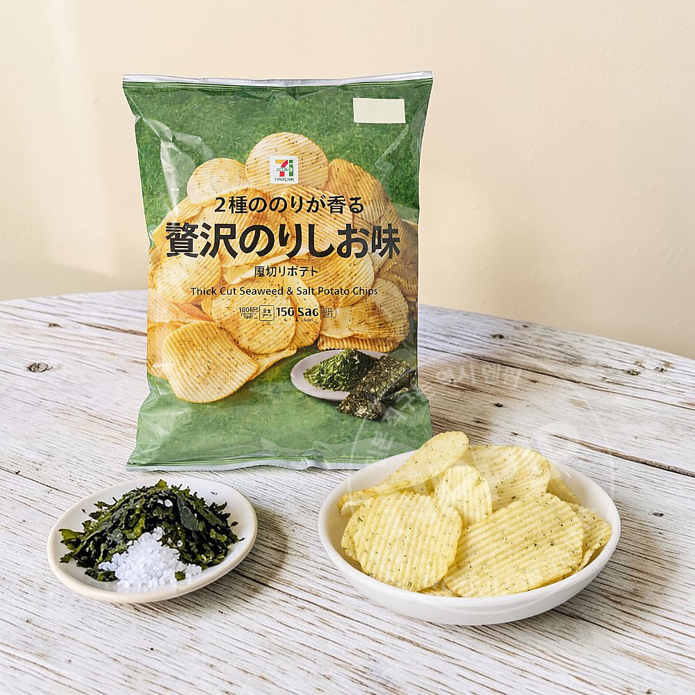세븐일레븐 포테이토칩스 두껍게 썬 프리미엄 김소금맛 감자칩 대용량 150g
