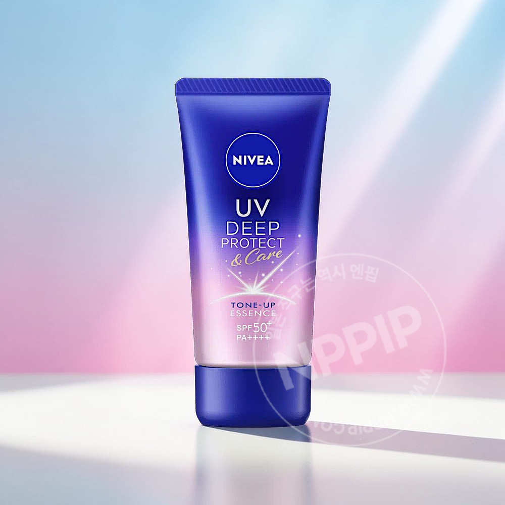 니베아 UV 딥 프로텍트 케어 톤업 에센스 선크림 50g