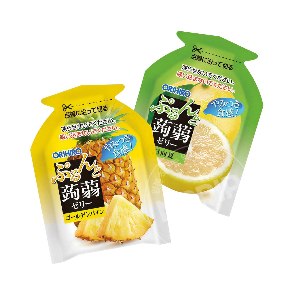 오리히로 곤약젤리 기간한정 여름귤+골든 파인애플 12개입