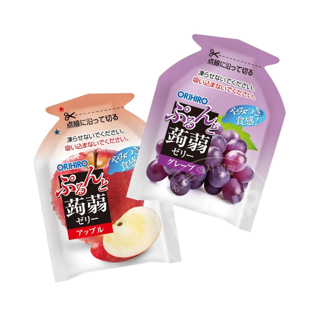 오리히로 곤약젤리 사과+포도 12개입