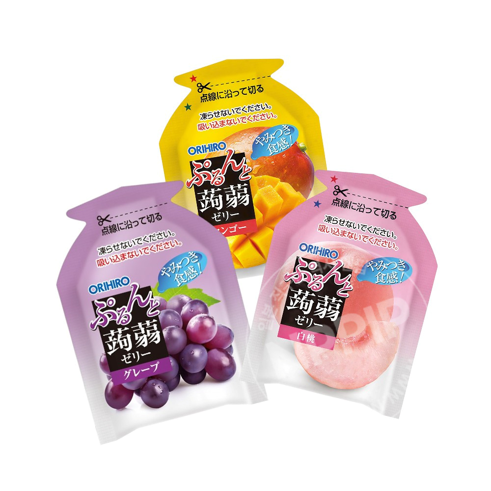 오리히로 곤약젤리 복숭아+망고+포도 24개입