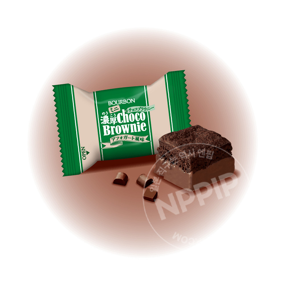 부르봉 진한 미니 초코 브라우니 아포가토맛 106g