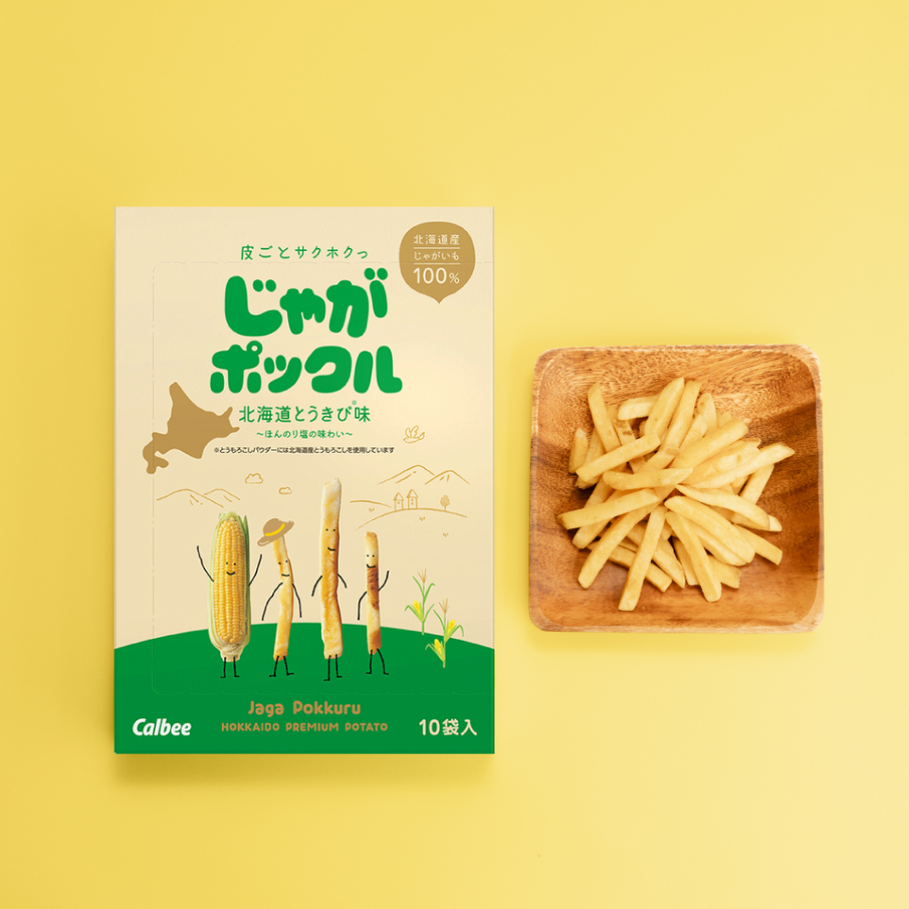 가루비 포테이토팜 자가포쿠루 일본 과자 4종
