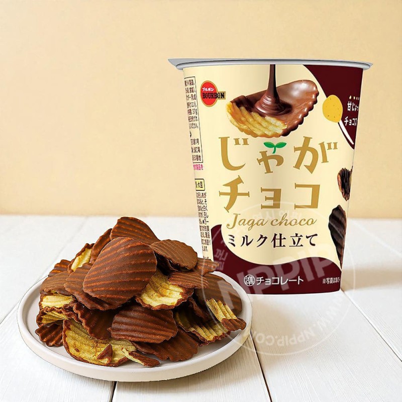 부르봉 자가초코 감자칩 37g 일본 과자