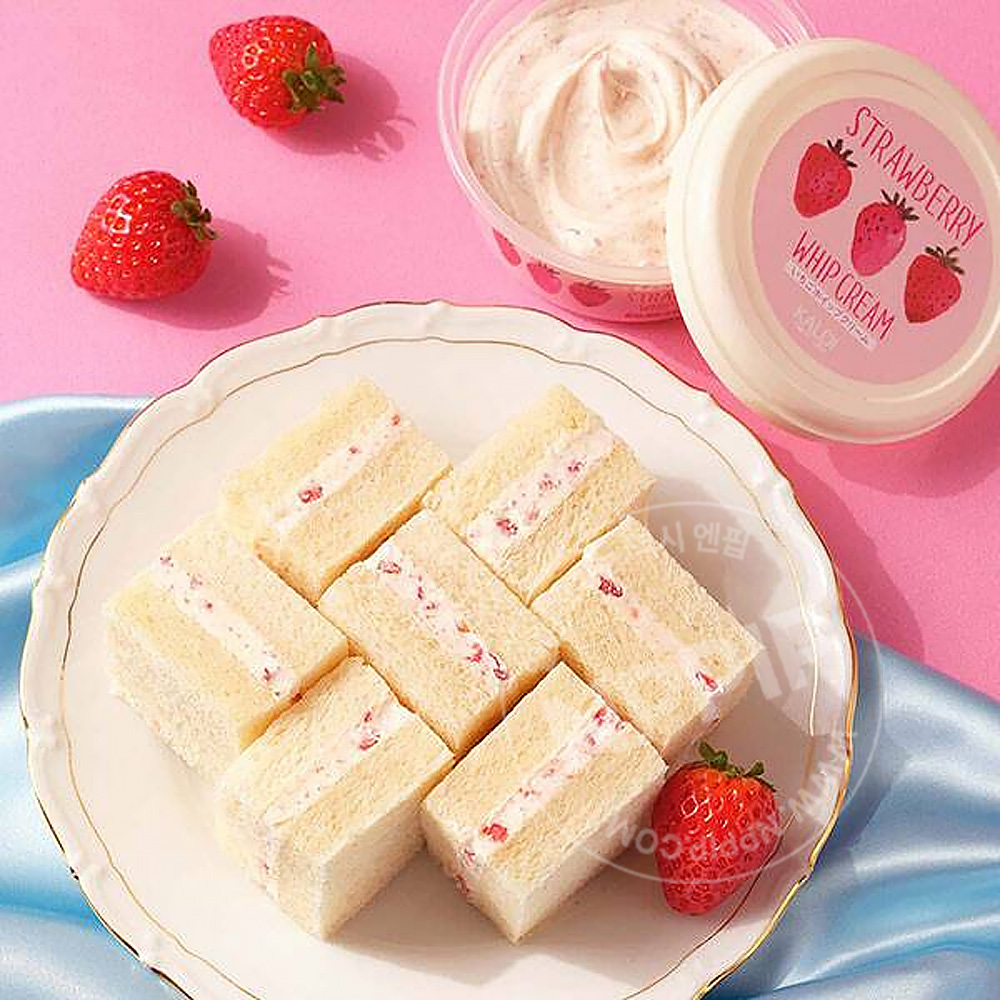 칼디 딸기 휘핑 크림 스프레드 토스트 잼 110g