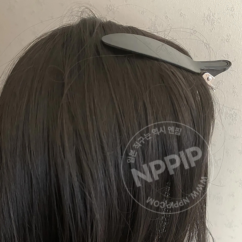 다이소 앞머리 클립 헤어핀 머리핀 10cm