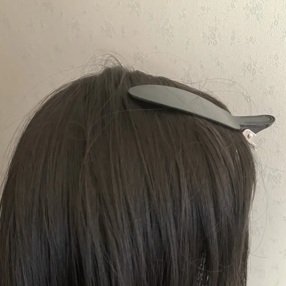 다이소 앞머리 클립 헤어핀 머리핀 10cm