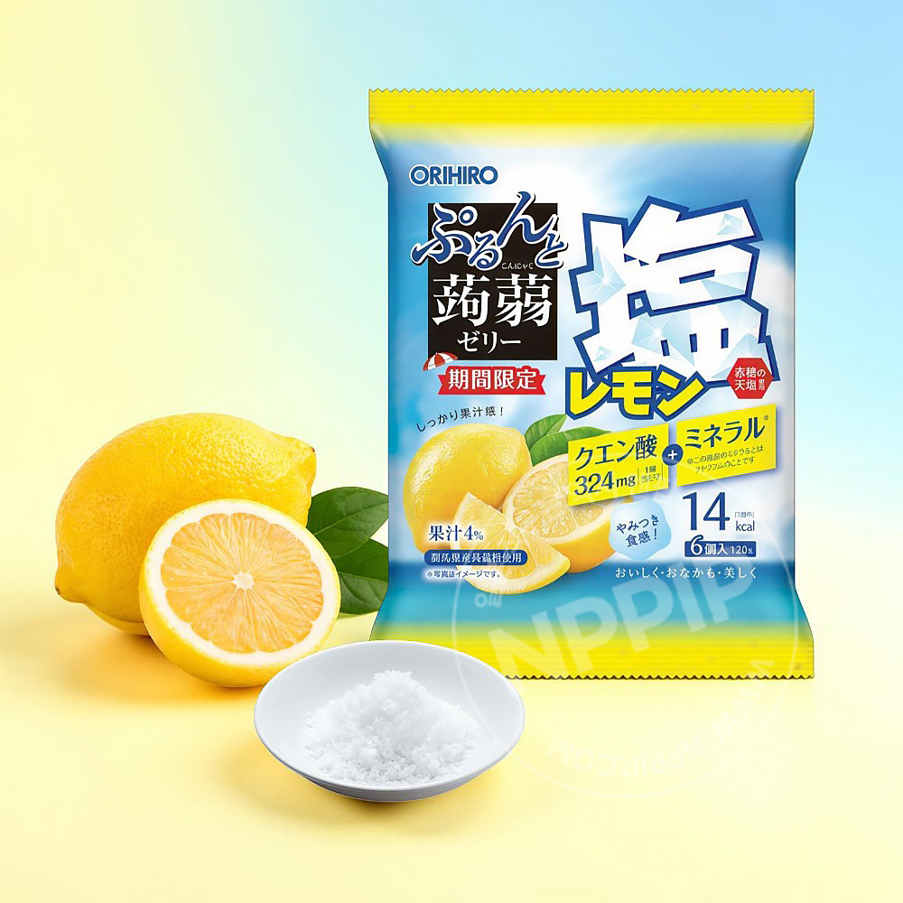 오리히로 곤약젤리 기간한정 소금 레몬 6개입