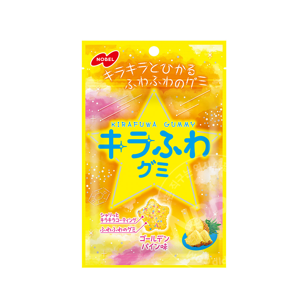 노벨 키라후와 골든파인맛 별모양 젤리 구미 50g