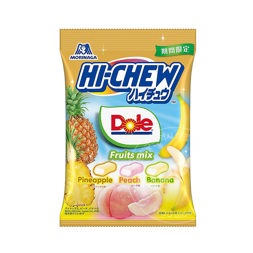 모리나가 하이츄 아소토 dole 과일믹스맛 68g