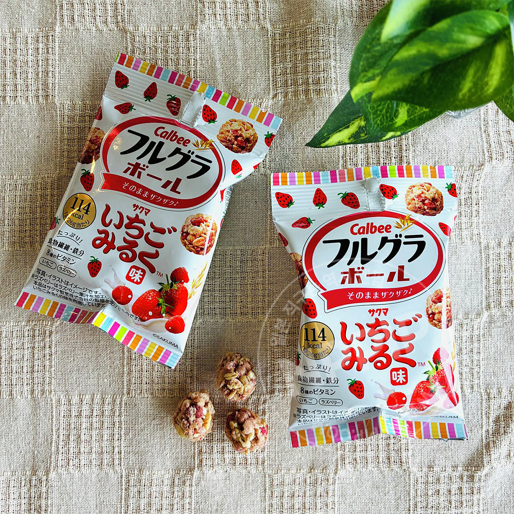 가루비 후루그라볼 딸기우유맛 그래놀라 26g