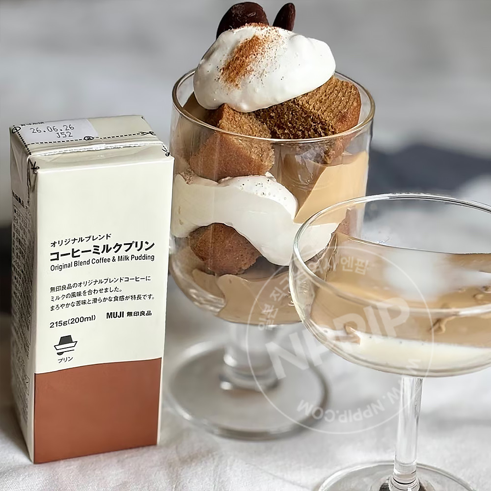 무인양품 오리지널 블렌드 커피 밀크 푸딩 215g