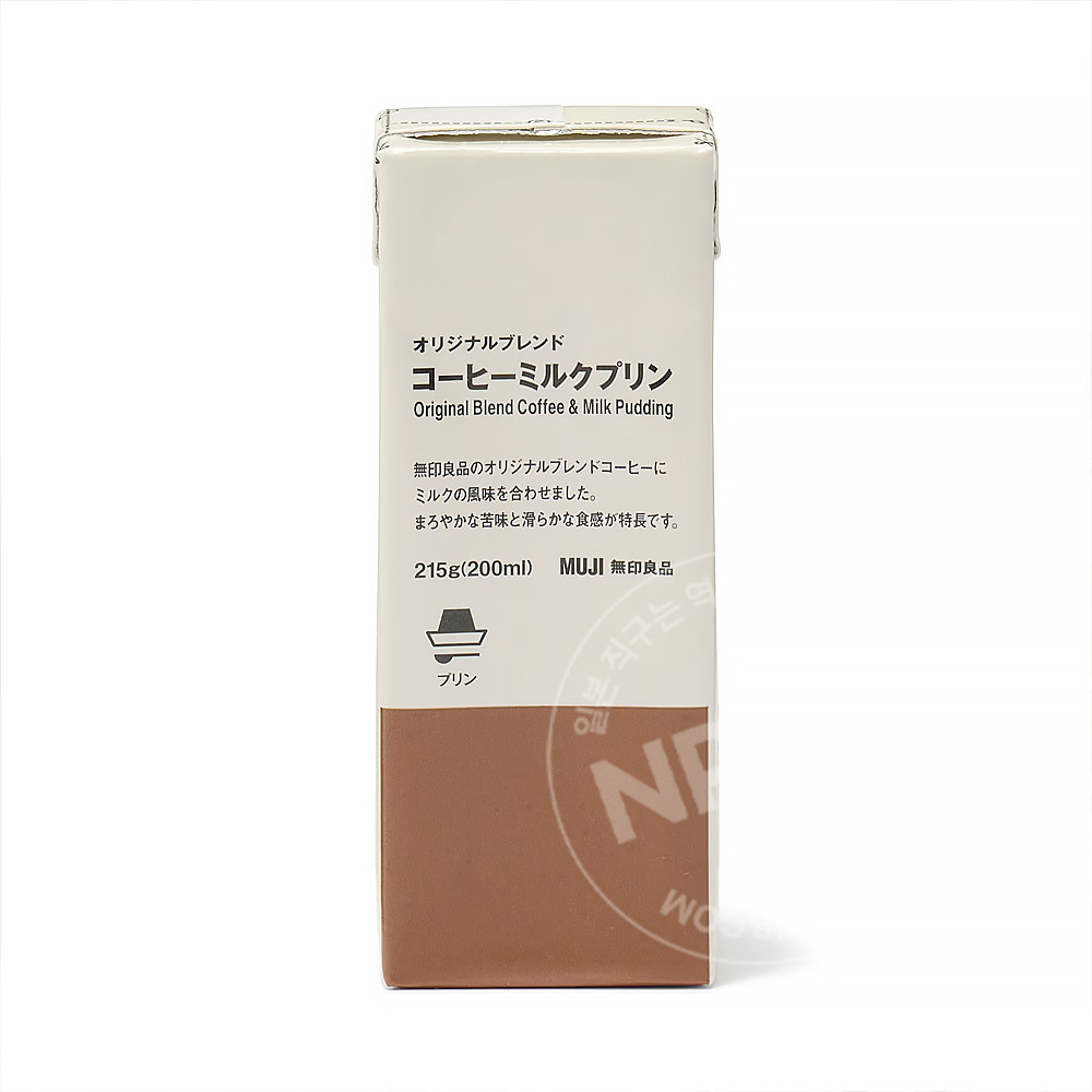 무인양품 오리지널 블렌드 커피 밀크 푸딩 215g