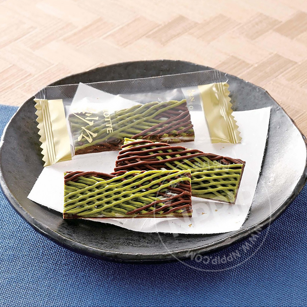 롯데 샤샤 초콜릿 방순 말차맛 69g