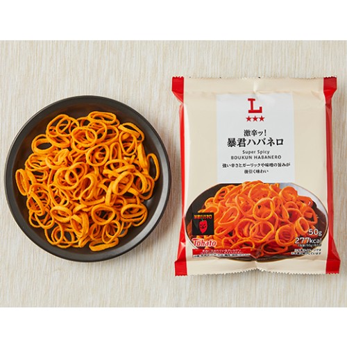 로손 게키카라 폭군 하바네로 매운맛 과자 50g