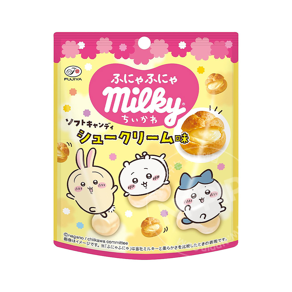 후지야 치이카와 후냐후냐 밀키 캔디 슈크림맛 32g
