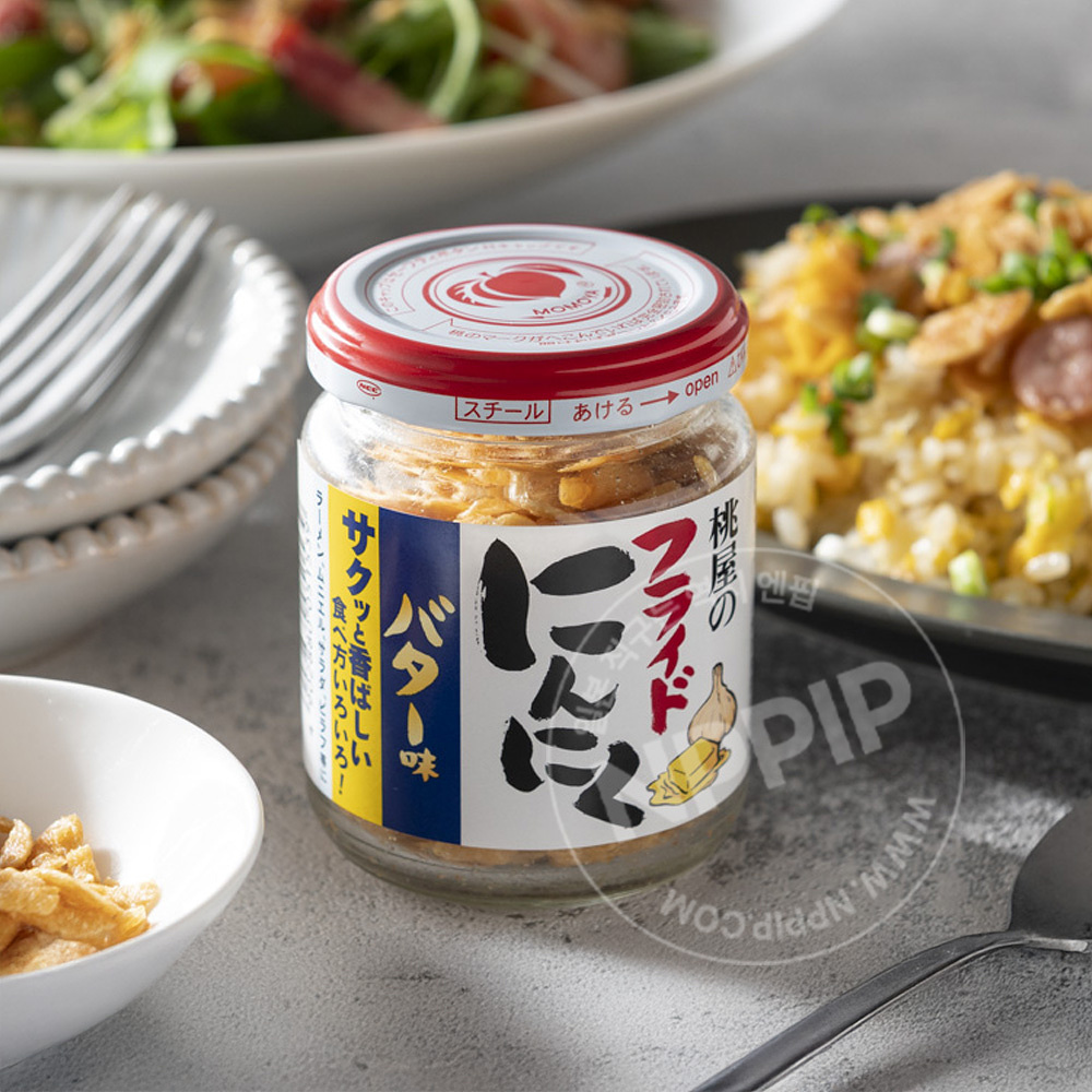 모모야 후라이드 닝니쿠 마늘 후레이크 버터맛 40g