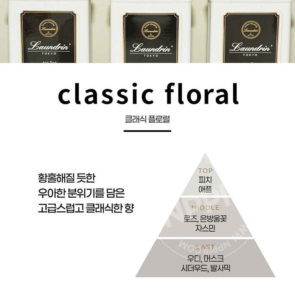 란도린 차량용 방향제 클래식 피오레 4개입