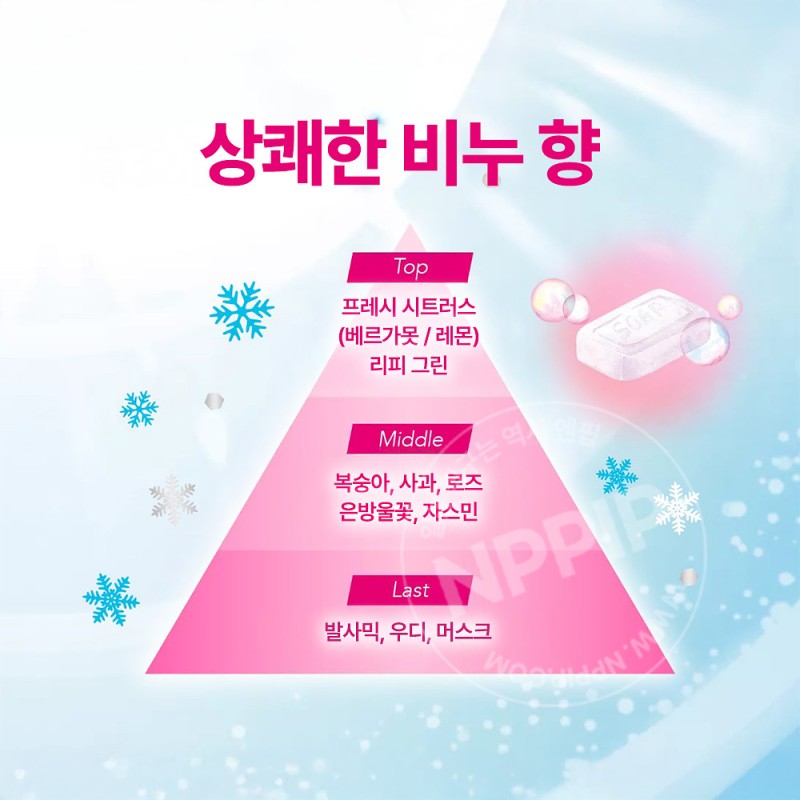 비오레 제로 힌야리 쿨링 시트 부드러운 비누향 20매