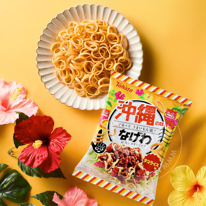 토하토 우마이몽 나게와 오키나와 타코라이스맛 51g