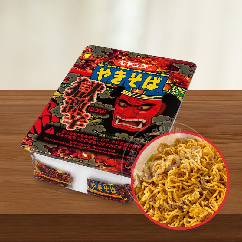 페양구 지옥의 매운맛 야끼소바 컵라면 118g