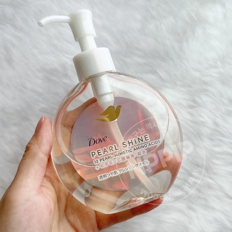 도브 펄샤인 투명감 있는 피부 클렌징오일 펌프 170ml