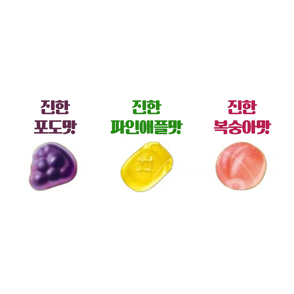 UHA미각당 코구미 프리미엄 DOLE 과일믹스맛 젤리 67g