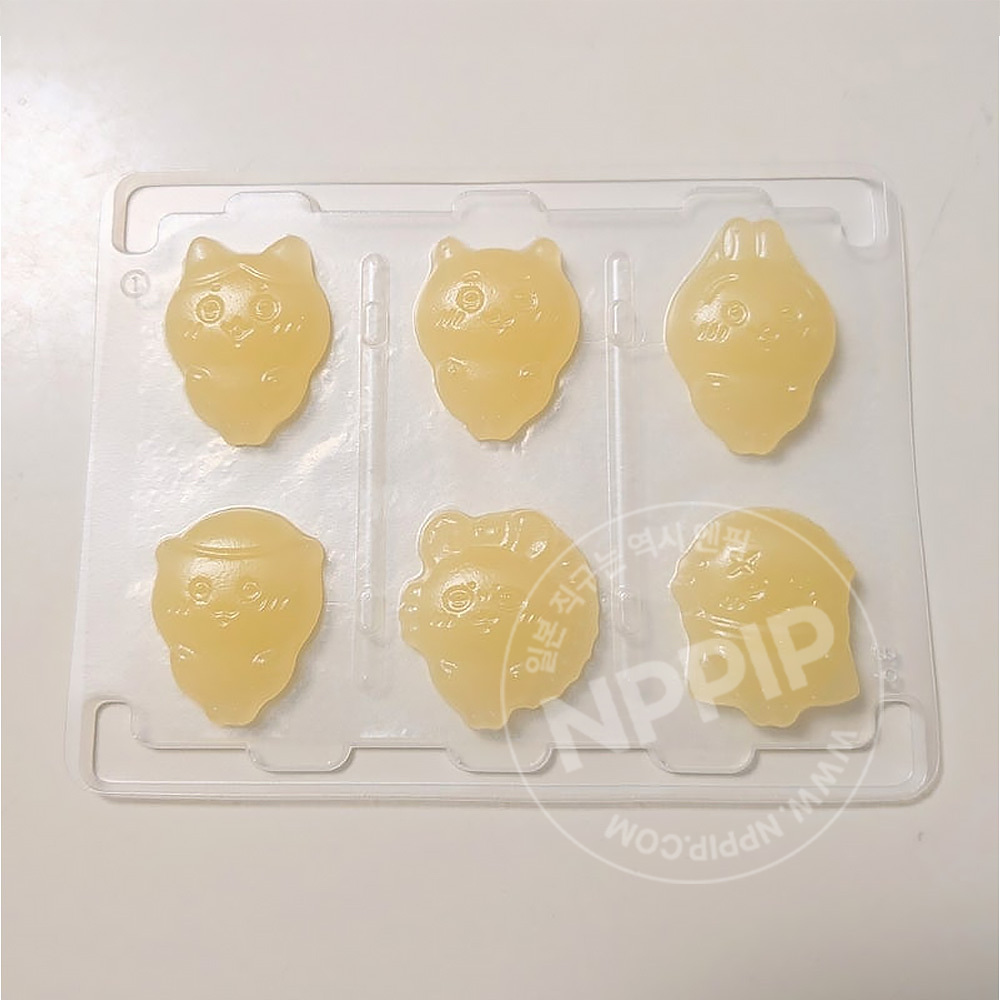 후지야 치이카와 구미 요구르트맛 젤리 6개입 랜덤 스티커 포함