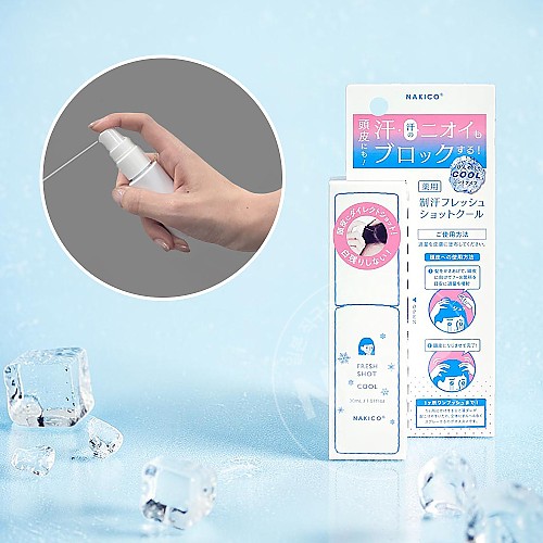 나키코 두피 땀방지 약용 프레시샷 미스트 쿨타입 30ml