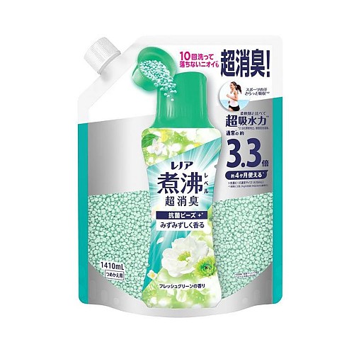 P&G 레노아 실내건조 향균 비즈 탈취 섬유유연제 꽃과 햇살의 향기 리필 1410ml